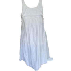 Liz Lange Maternity sleeveless Dress, Size medium white lined summer